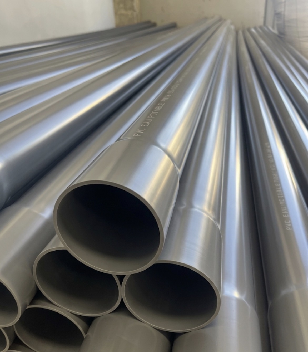 Tuyaux PVC ZPLAST, tubes gris
